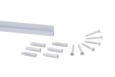 BW66000 j-rail white 150 + kit