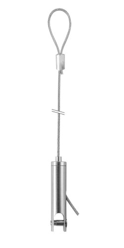 Przejdź do produktu Zestaw do zawieszania STAS z wieszakiem do tablic/paneli (6 mm) i pętelką