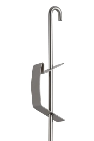 J-rail stang met veerhaak alu